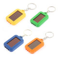 Factory Price 3 LED Energy Saving Rechargeable Solar Powered LED Keychain